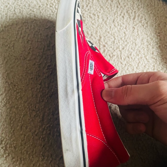 Vans Other - Vans red flame shoes